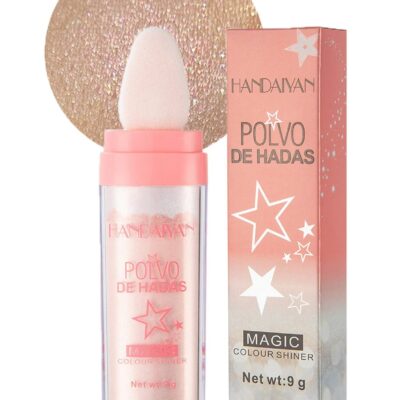 Body Shimmer Powder Polvo De Hadas Fairy Highlighter Glitter Natural Pigment Shiner Stick Loose Oil