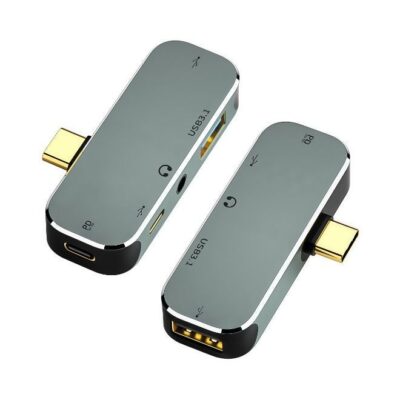 5-in-1 Mini Type-C Hub 10Gbps 100W Expansion Dock