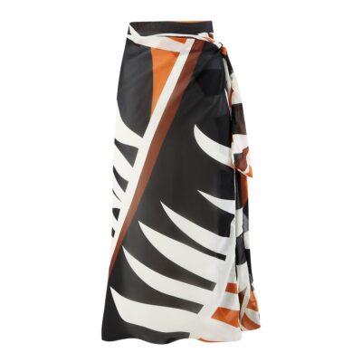 One-Piece Swimsuit Bikini Suit Bikini Conservative Belly-Covered Beach Skirt Chiffon Wrap Skirt