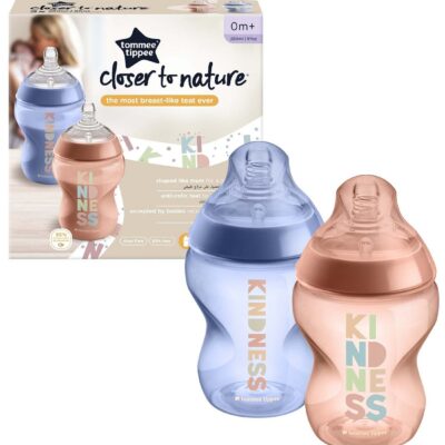 The original breast-like bottle: Shaped like a breast because babies prefer it that way, our