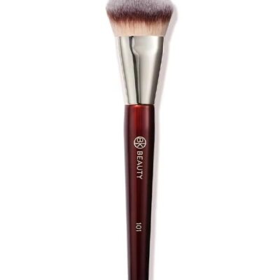 BK BEAUTY Brushes - 101 Contoured Foundation Brush - Foundation Makeup Brushes - Face Brush For