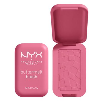 Buttermelt High-Pigment Powder Blush with booming pigment, butta blend, and butta wear. Buttermelt