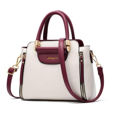 Women's Versatile Contrast Color Crossbody Bag, Ladies Large Capacity Shoulder Bag Handbag Tote