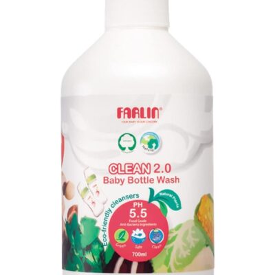 Baby Bottle Wash 700ml – Plant Based Natural, Safe And Non-Toxic with Neutral PH Cleaner for