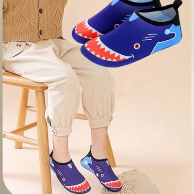 Kids Beach Water Shoes, Toddler Baby Girls Boys Barefoot Shoes, Non-Slip Quick Dry Aqua Socks