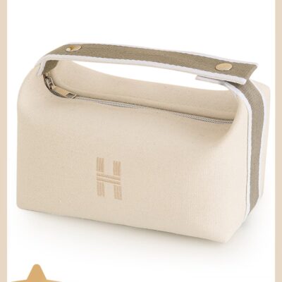 Makeup Bag Travel Toiletry Bag, Small Cosmetic Bag Portable Travel Makeup Bag with Handle, Fashion