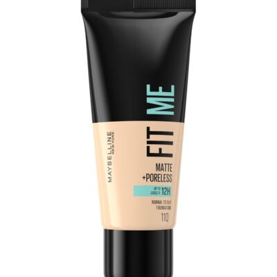 Fit Me® Matte + Poreless Foundation face makeup. This lightweight foundation mattifies and refines