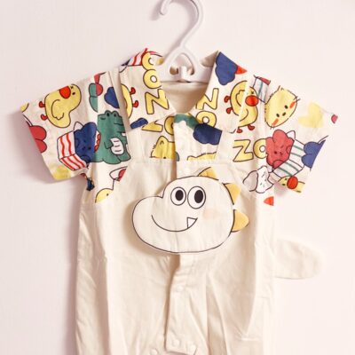 Baby Boy Romper – Soft Cotton Newborn Bodysuit with Snap Closure, One-Piece Outfit for Infants,