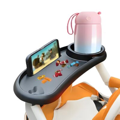 Stroller Tray with Cup Holder,Universal Stroller Snack Tray/Stroller Cup,Multifunctional Child
