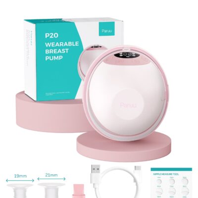 Paruu P20 Wearable Breast Pump combines efficiency with discreet comfort, featuring 12 suction