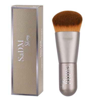 SaDM Shiny Mini Foundation Brush – Versatile Makeup Brush for Foundation, Powder, & Blush
