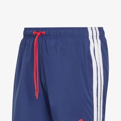 Dive into comfort and style with the adidas 3-Stripes Swim Shorts 5-Inch. These swim shorts are