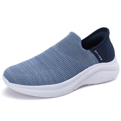 Athlesiure Women Sneakers Mesh Workout Running Walking Fashion Light weight Breathable Non Slip Gym