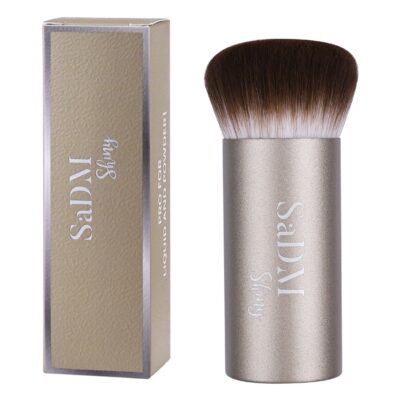 SaDM Shiny Kabuki Foundation Brush – Vegan, Cruelty-Free Buffer Brush for Flawless Foundation