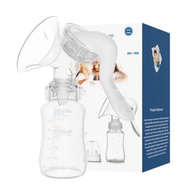 Portable & Compact: Lightweight manual breast pump design makes it easy to use at home or on the go.
