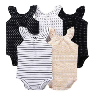 Baby Romper Pack 5-Piece Set