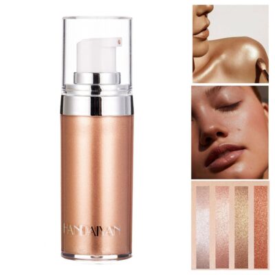 Body Shimmer Liquid Highlighter Oil Brighten Glow Glitter Waterproof Moisturising Smooth Makeup