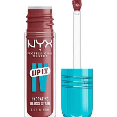 Wetter is better! It's Lip IV! Hydrating gloss stain. Instant wet shine. Over-time lip stain. In 16