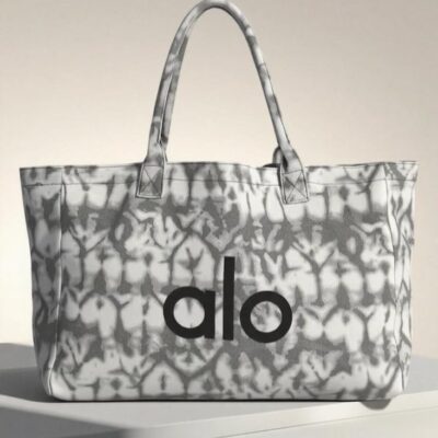 Alo Yoga Bag, Single-shoulder Canvas Bag for both Men and Women, Large-capacity Shopping bag,