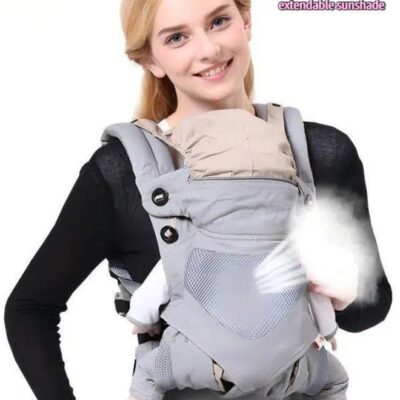 Baby Carrier Ergonomic Breathable 4-in-1 Mesh, Infant Carrier Front Back Carry Adjustable