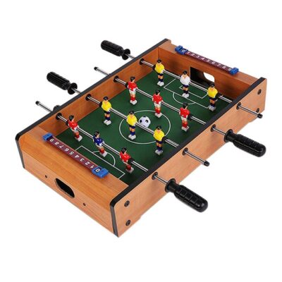This tabletop foosball game is great for all ages. Small enough for children to maneuver easily,