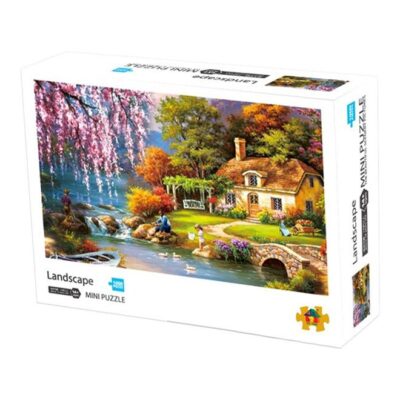 Landscape puzzles, kids educational toy set, brain IQ developing toys. Puzzle is one of magical