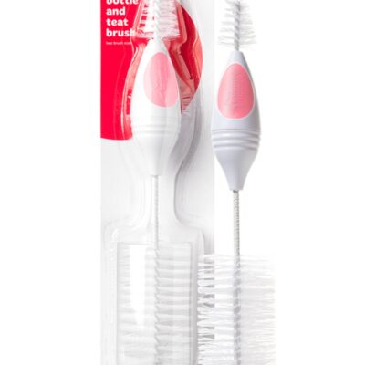 Bottle and Teat Brush – Baby Bottle Cleaning Brush with Soft Bristles for Bottles & Teats –