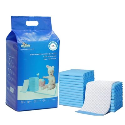 Disposable Changing pads (Pack Of 30) for Baby 60 cm X 90 cm Soft Ultra Absorbent Waterproof Diaper
