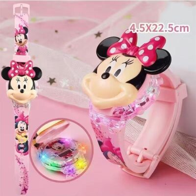 Cartoon Children's Watch, Children's Watch Toy with Light Effect, Kids Electronic Watch with Music,