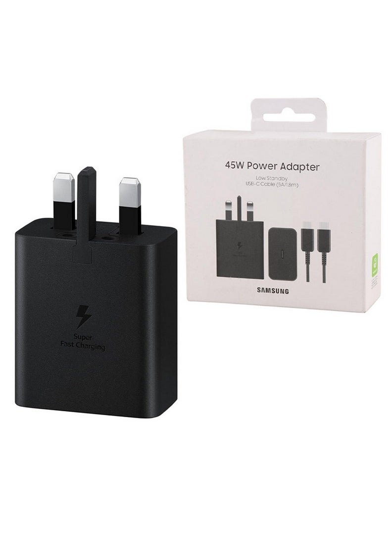 Samsung 45W Power Adapter Super-Fast Charging USB-C - White - Image 2
