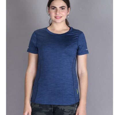 Blue Dri-Fit Gym Wear T-shirt for Women