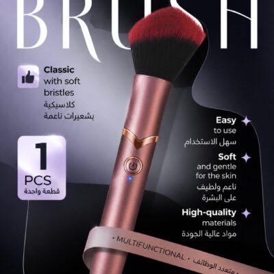 Ultra-Soft Makeup Brush for Foundation & Powder – Portable Cosmetic Applicator for Smooth, Even