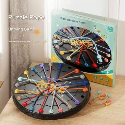 Unraveling the rope battle challenge board game toys for children puzzle logic thinking development