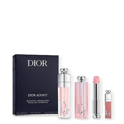 The  Dior Addict 3-Piece Lip Essentials Set (001 Pink)