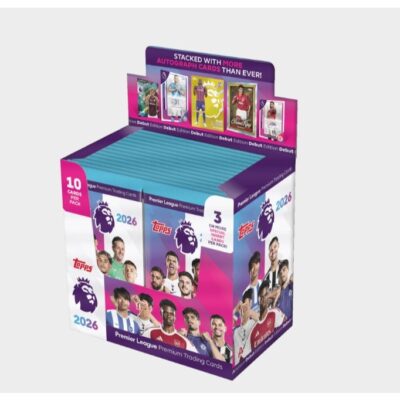 Topps are honoured to present Topps Premier League 2026 - Debut Edition. This innovative trading