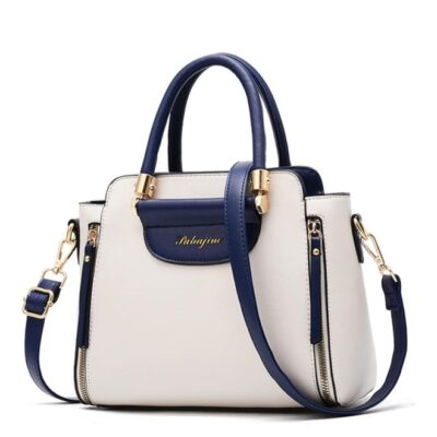 Women's Versatile Contrast Color Crossbody Bag, Ladies Large Capacity Shoulder Bag Handbag Tote