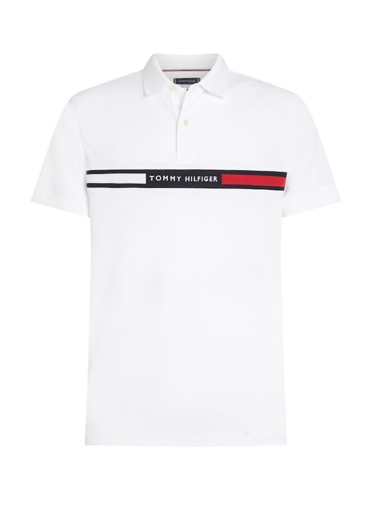 This stretch cotton pique polo shirt embraces sports-inspired style, with its smart embroidered - Image 5