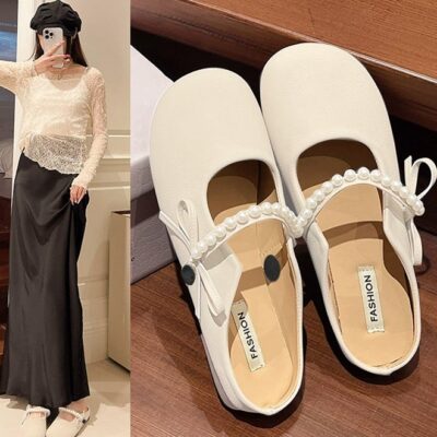 Women's Flat Shoes Versatile Professional Shoes for All-Day Comfort with Breathable Materials,