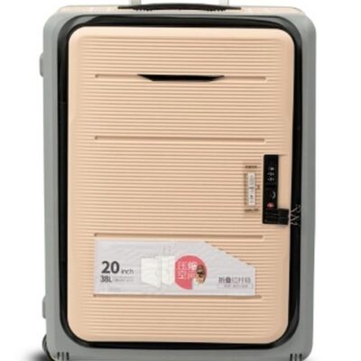 Collapsible & Foldable Hardcase Cabin Plastic Suitcase for Travel for Men's & Women's