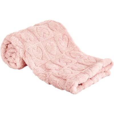 Baby Blanket Heart Checkered Blanket, Ultra Soft Cozy Baby Blankets for Girls Boys, Fluffy Infant