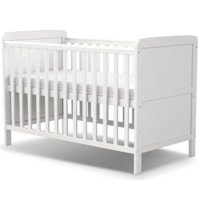 3-In-1 Wooden Baby Bed With Deluxe Aloe Vera Mattress，Baby Crib，Convertible Crib，Baby Cot，3