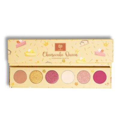 Cheesecake Queen Eyeshadow Palette is the yummiest bunch of colors. Create beautiful make-up look