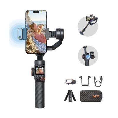 Hohem iSteady M7 Gimbal Stabilizer for Smartphone, AI Tracker Fill Light