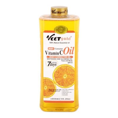 Veet Gold Orange Vitamin C Oil Body Corrector Oil 1000ml