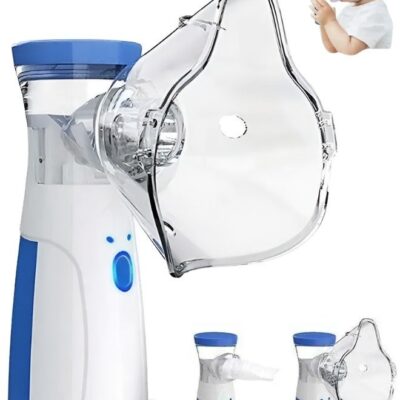 Nebulizer Portable Mini Vaporizers Handheld Medical Atomizer for Adults Children Outdoor Travel Ultrasonic Nebulizer Steam Inhaler Pocket Size