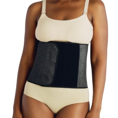 Belly Bandit Original Belly Wrap Extender - Postpartum Accessory for Compression & Support - Adds Length to Postpartum Abdominal Wrap - Adjustable Fit for Pregnancy Recovery & Size Changes, Black