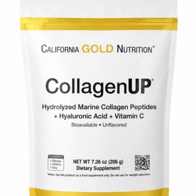 CollagenUP, Hydrolyzed Marine Collagen Peptides with Hyaluronic Acid and Vitamin C, Unflavored, 7.26 oz (206 g)