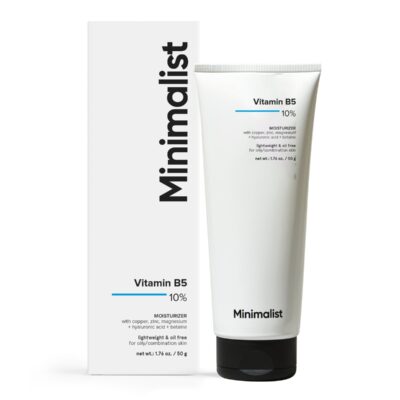 Face Moisturizer for Oily to Normal Skin with Hyaluronic Acid & Vitamin B5 10%| All Day Moisturization||Lightweight Oil-Free Barrier Repair Cream |Non-Comedogenic |Acne Safe 50g
