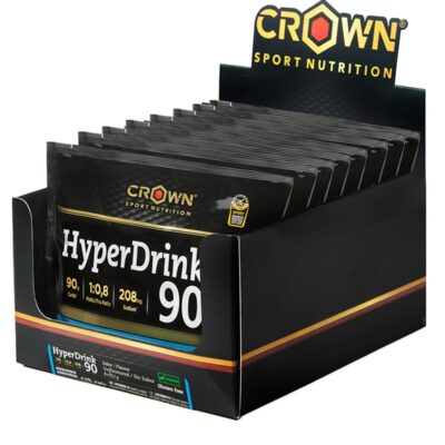 Crown Sport Nutrition HyperDrink 90, Very High Carbohydrate Drink, Neutral Flavor, Box of 8 Units