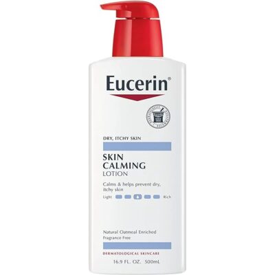 Eucerin Skin Calming Lotion 500ml – Fragrance-Free Relief for Dry, Itchy Skin